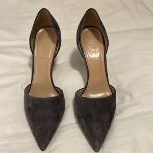 J Crew Elsie Suede D’Orsay Pumps